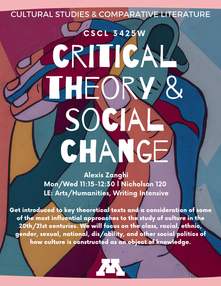 CSCL 3425W: Critical Theory and Social Change