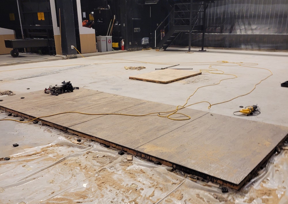 Ted Mann Concert Hall Floor Being Replaced