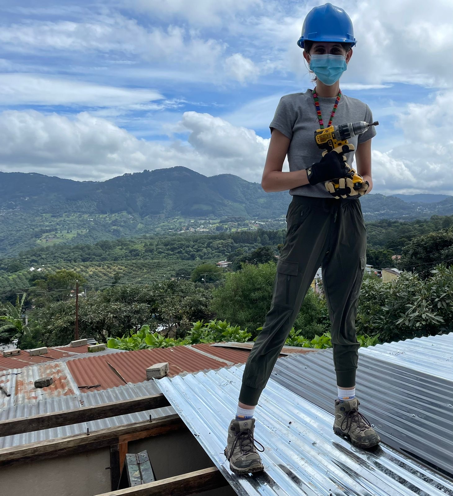 Madison Plemens-Schunk (CLA '24) volunteering in Guatemala