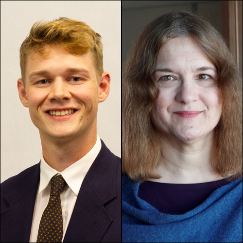 Charlie Collinge and Dr. Monica Luciana