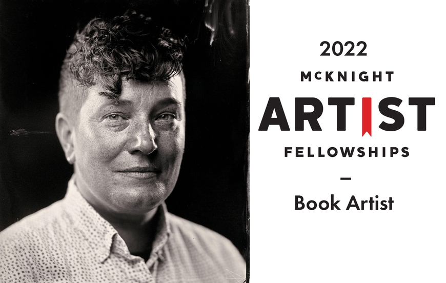 Tintype portrait of Corinne Teed, "2022 McKnight Artist Fellowships – Book Artist"