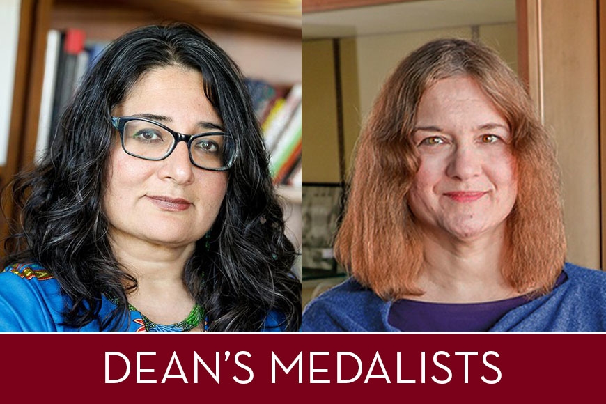 Jigna Desai and Monica Luciana, Dean's Medalists