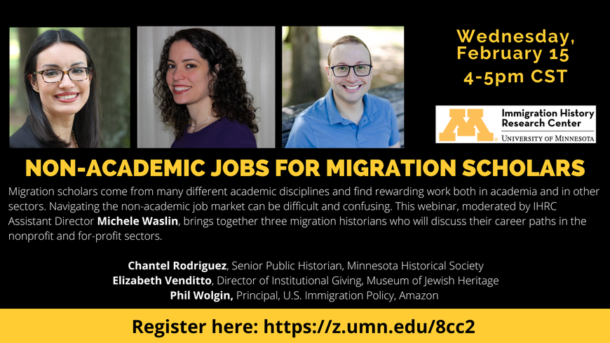 Non-Academic Jobs for Migration Scholars