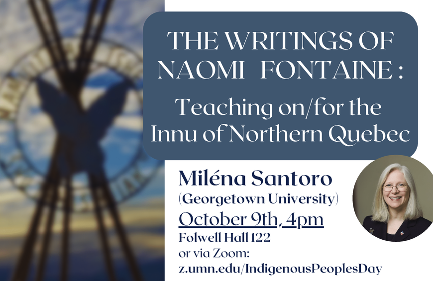 The Writings of Naomi Fontaine: Teaching on/for the Innu of Northern Quebec