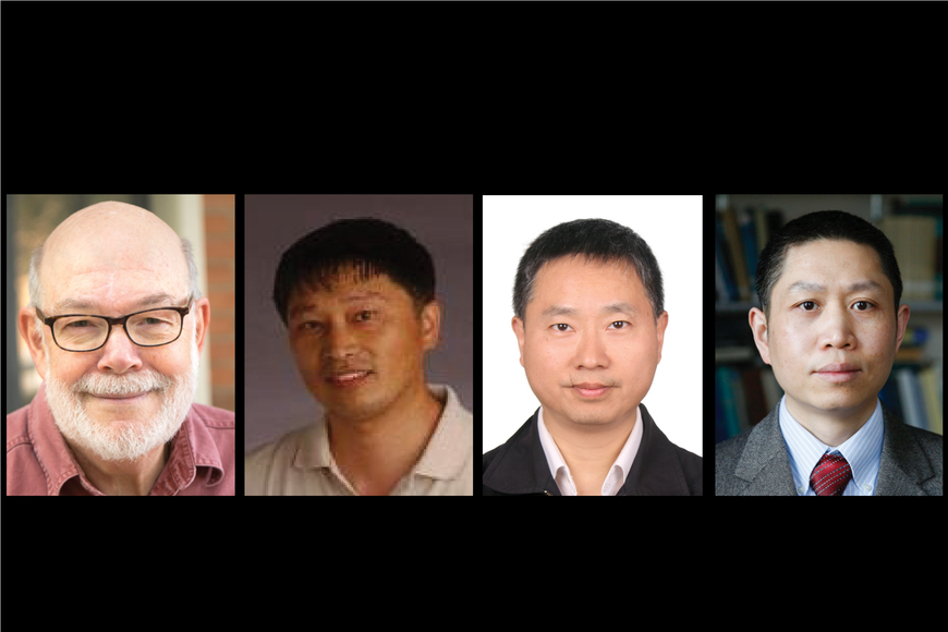 Headshots of Professors Charles Geyer, Xiaotong Shen, Yuhong Yang, and Hui Zou