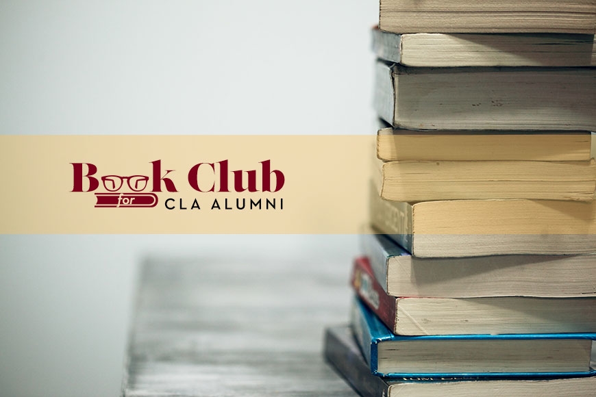 Logo for Book Club for CLA Alumni