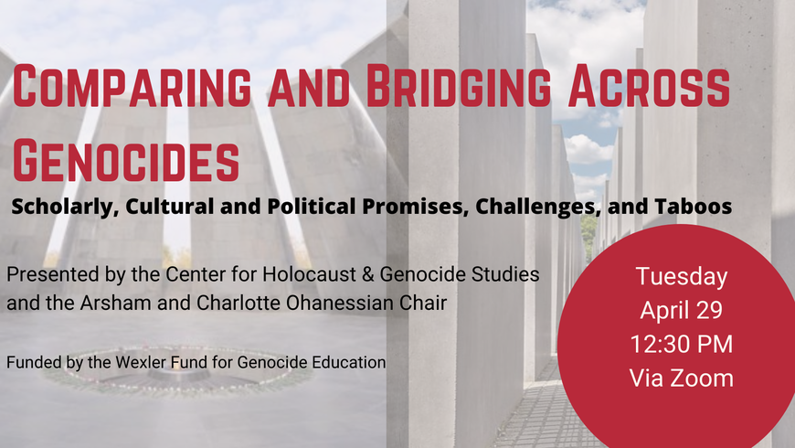 Image for event with Armenian genocide memorial and Holocaust memorial