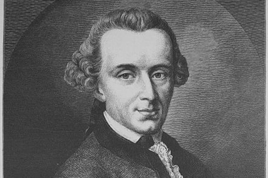 Portrait of Immanuel Kant.