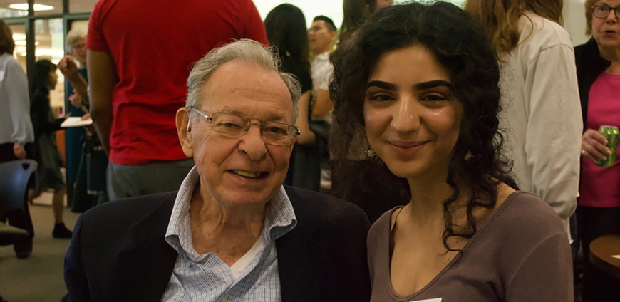 Photo of Don Fraser and Tala Alfoqaha