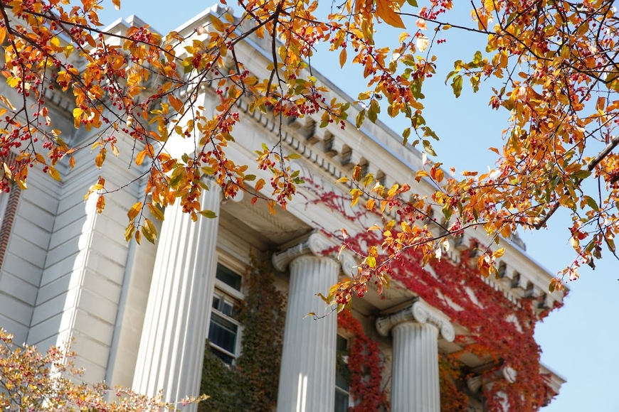 Fall comes to Johnston Hall