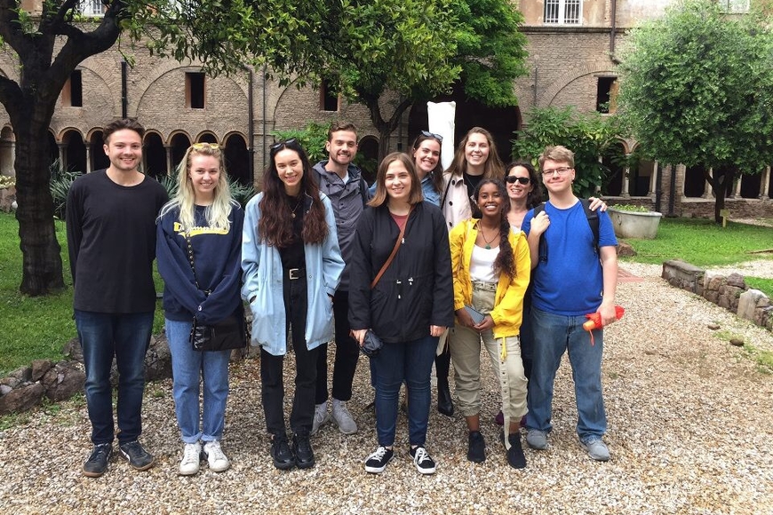 Students in Italy on May Term 2019