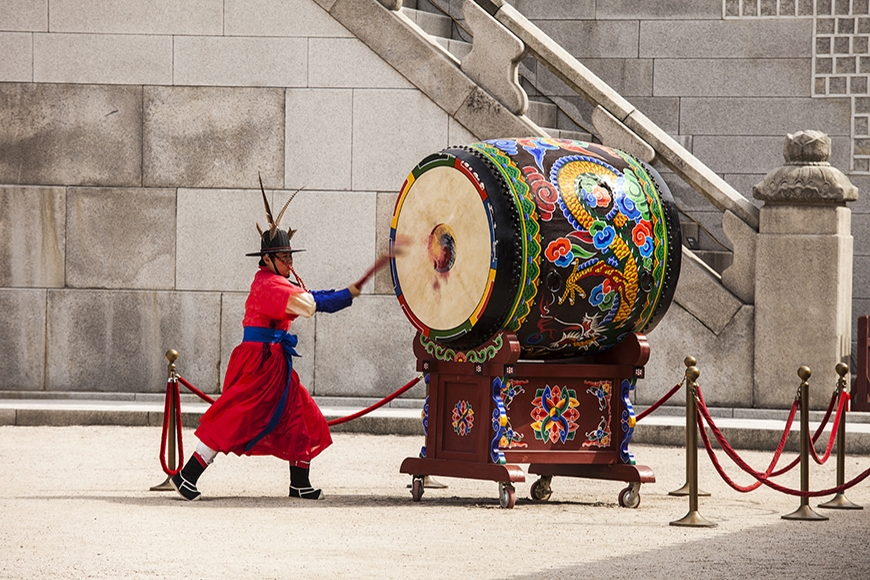 Korean ceremonial drum