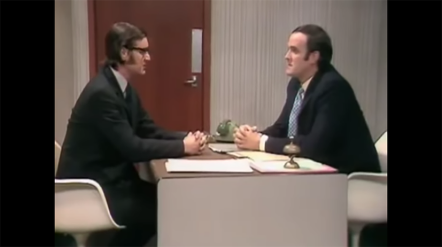 the “Argument Clinic” sketch from the television series Monty Python’s Flying Circus, episode 29