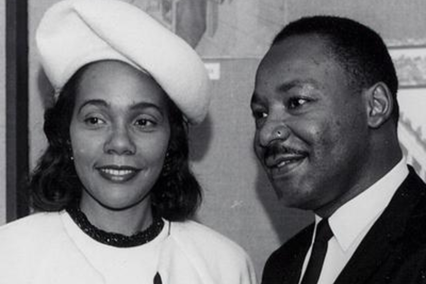 MLK and wife