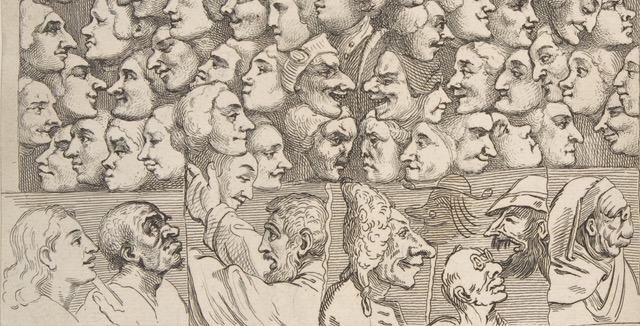 William Hogarth characters and caricatures