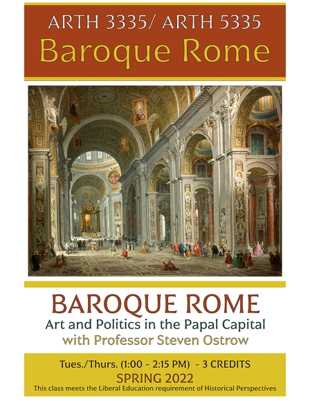 Poster for Baroque Rome