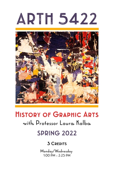 Poster for History of Graphic Arts