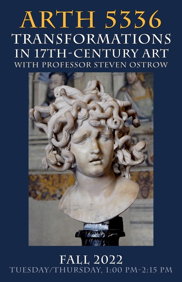 ARTH 5336 Transformations in 17th-Century Art, Fall 2022 course poster