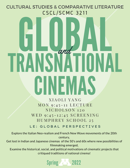 CSCL 3211: Global and Transnational Cinemas