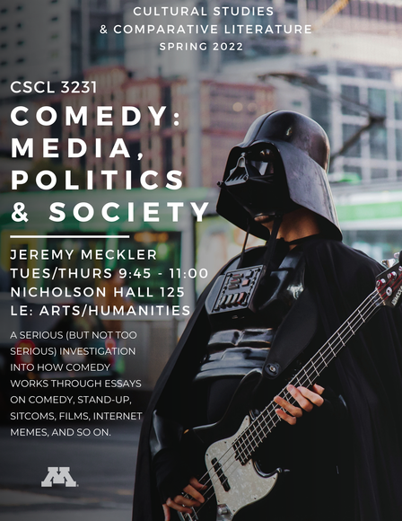 CSCL 3231: Comedy - Media, Politics and Society