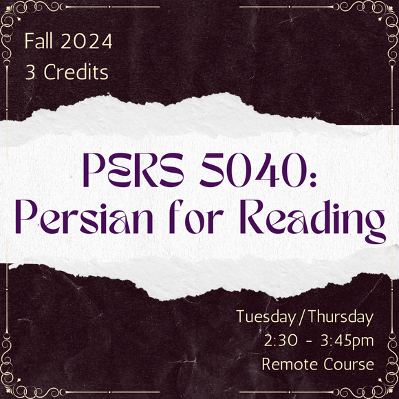 Persian for Reading Fall 2024