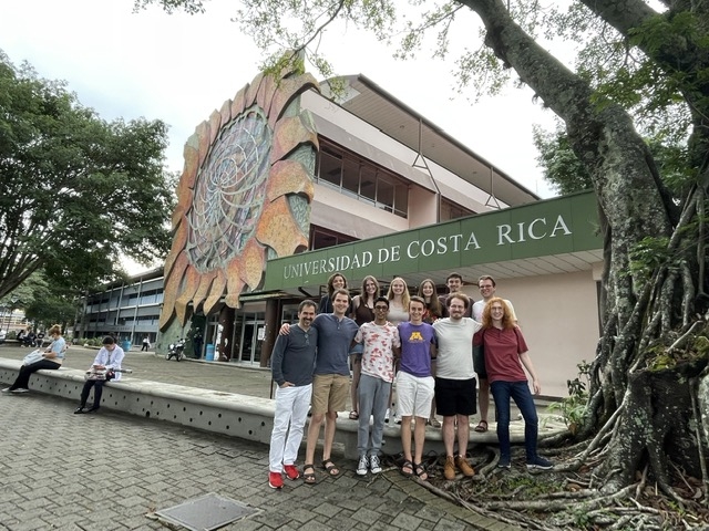 Percussion Ensemble in Costa Rica at the Universidad de Costa Rica. 