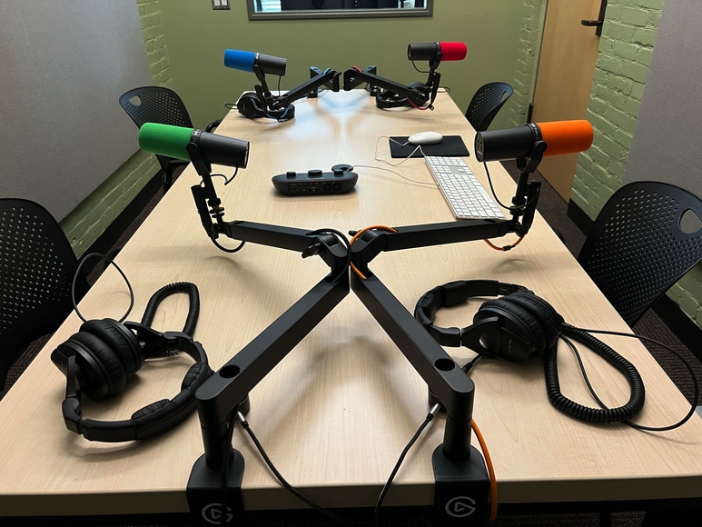LC Podcast Studio Mic View
