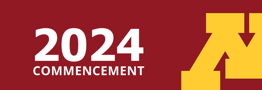 Header of the 2024 commencement announcement 