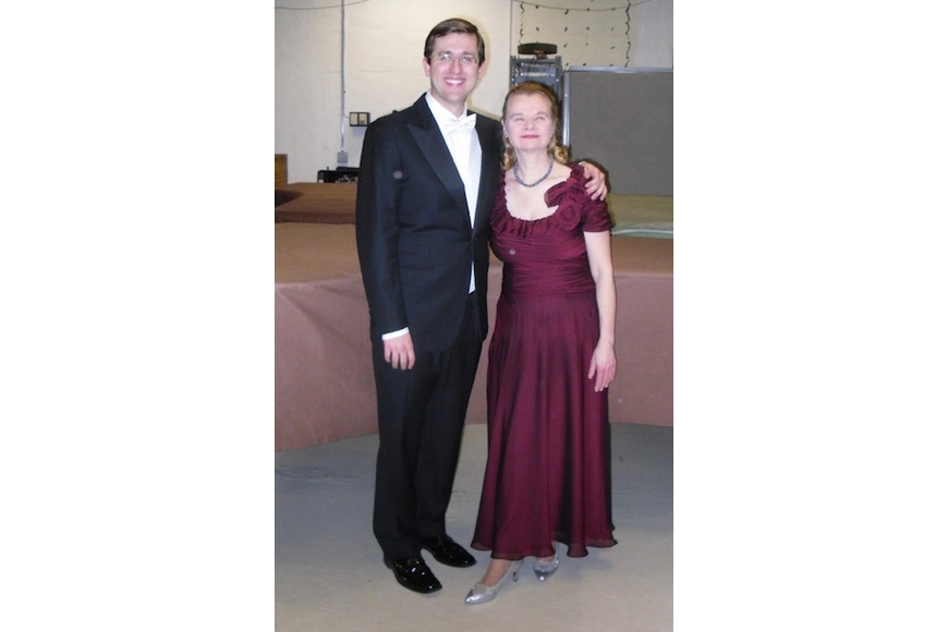  Andrew Staupe and Lydia, backstage at Orchestra Hall (2011)