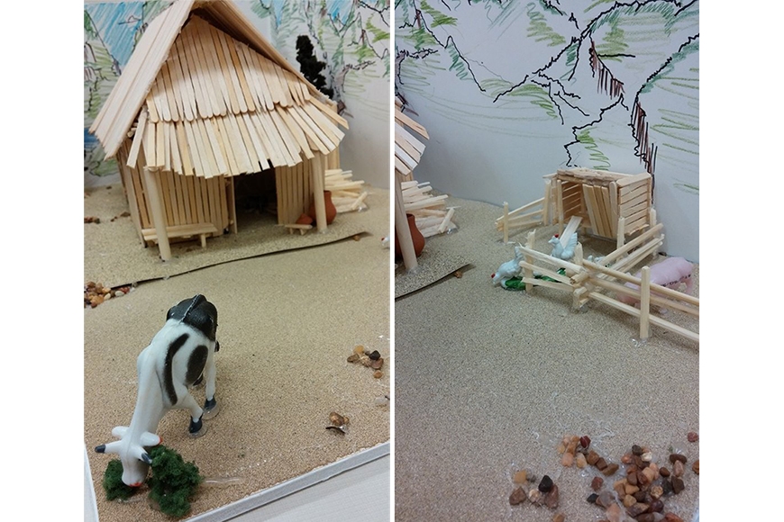 Hmong Student Activities house models