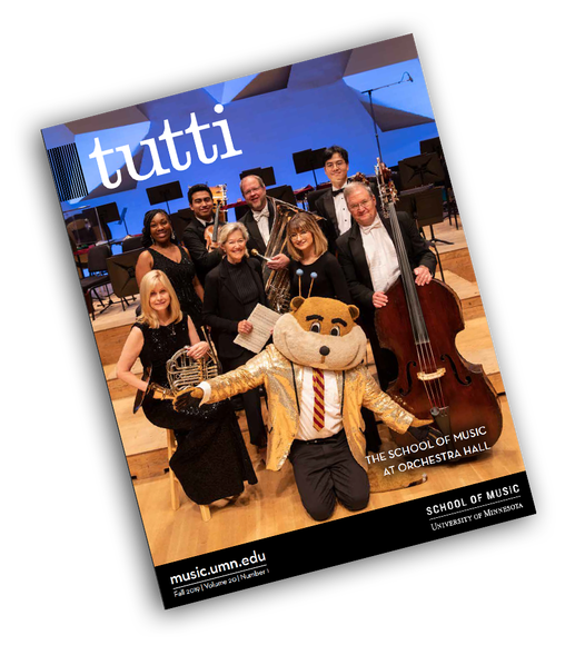 Cover of the 2019-2020 volume of Tutti Magazine.