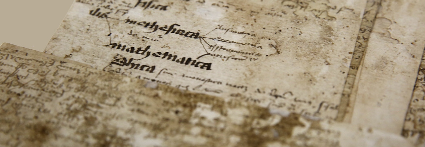 Early modern manuscript detail