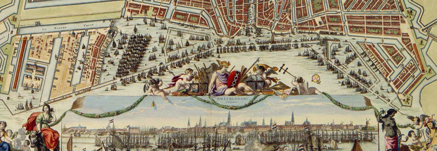 1688 city map by Frederik de Wit
