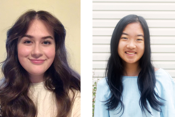 Side by side photos of Briana Burke and Kayla Chan
