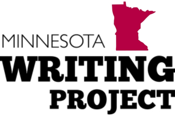 Minnesota Writing Project logo with red silhouette of the state of Minnesota.
