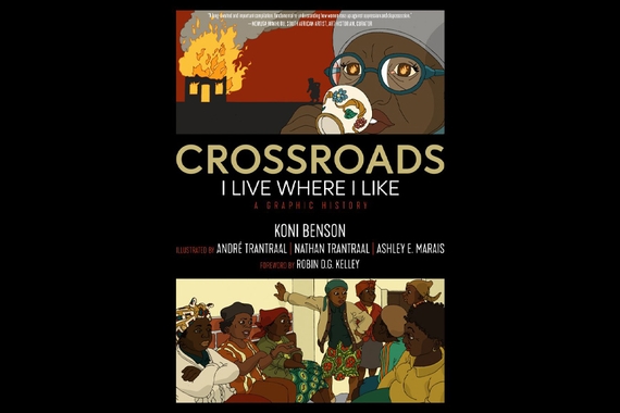 Cover of Crossroads: I Live Where I Like by Koni Benson. Illustrated by Nathan Trantraal
