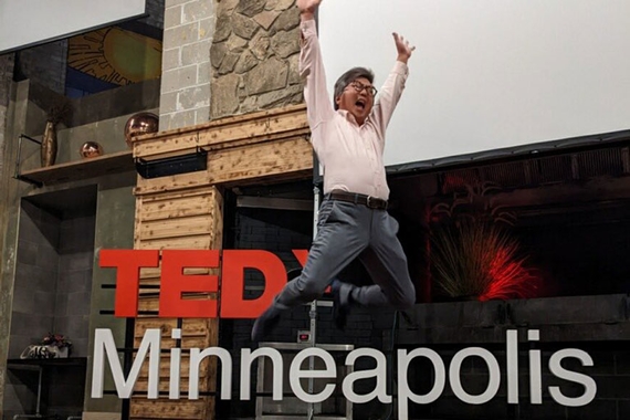 TEDx Minneapolis - Dr. Rich Lee Jumping