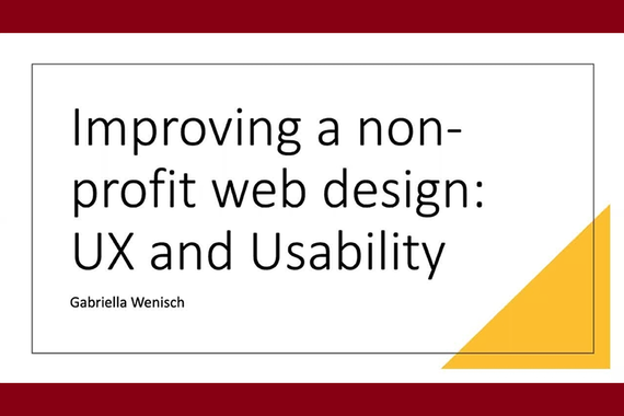 Improving a non-profit web design: UX and usability