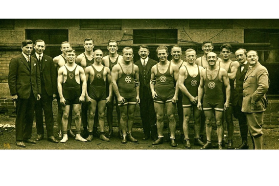 Hakoah wrestling team, Vienna 1920s-1930s