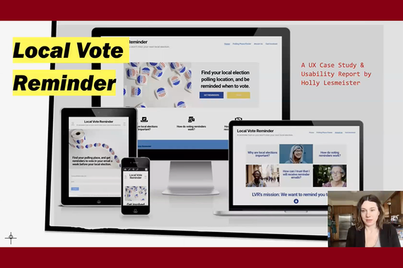 Local Vote Reminder UX Design and Usability Test