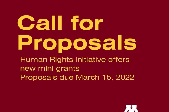 text that says call for proposals