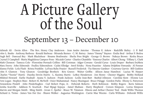 Graphic for the exhibition "A Picture Gallery of the Soul"