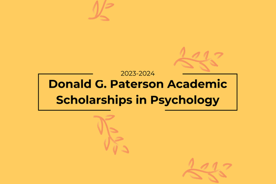 Donald G. Paterson Academic Scholarships in Psychology