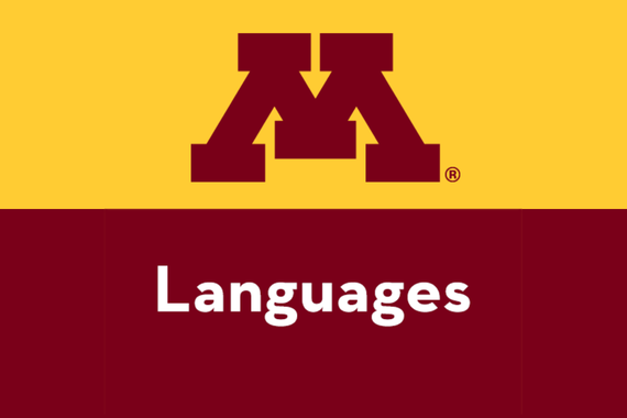 Image of the UMN "M" and the word "Languages"