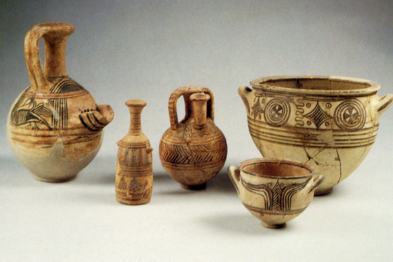 A Group of Philistine Pottery
