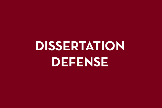 Text image: Dissertation Defense