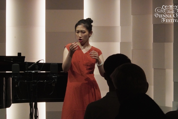 Yuwen Sun (School of Music) performing in Vienna