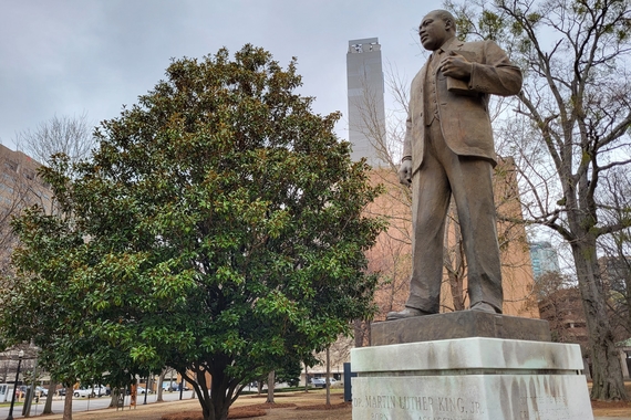 Martin Luther King Jr statue in Birmingham