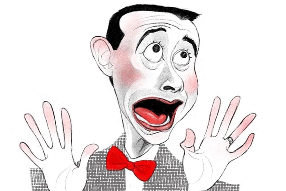 Caricature of Pee Wee Herman