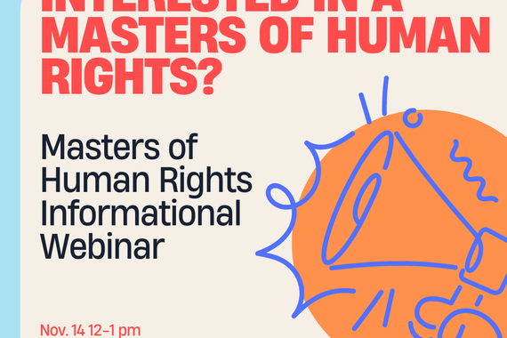 Master of Human Rights Informational Webinar